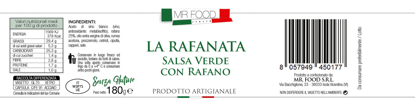 MRFOOD - La rafanata - SENZA GLUTINE