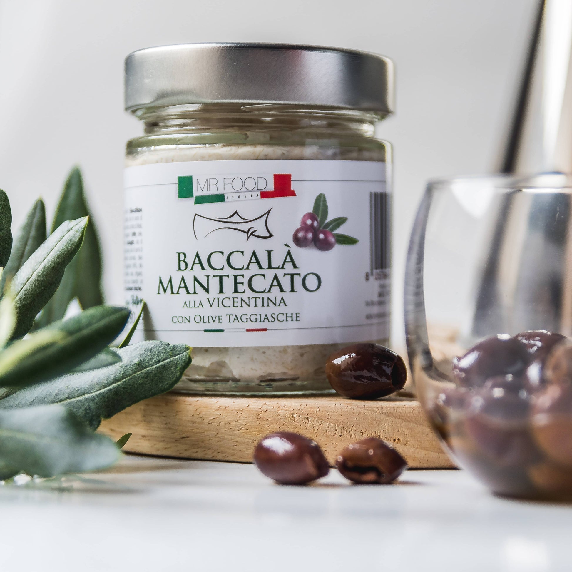 baccalà mantecato alle olive taggiasche senza glutine